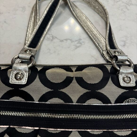 Coach Poppy Op Art Glam Tote – Style No. 15331 - Picture 3 of 14